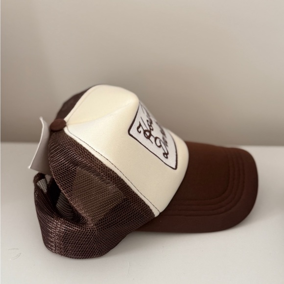 Hobby Lobby Brown and Cream Howdy Darlin' Hat - Picture 3 of 5